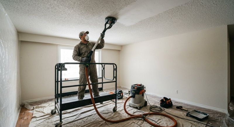 Ceiling Texture Removal Service