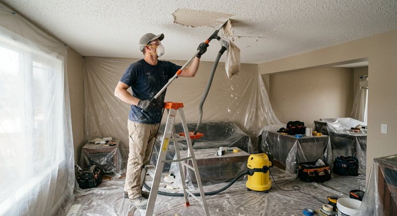 Ceiling Texture Removal